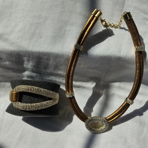 Costume Joan Boyce jewelry Necklace & bracelet - Picture 3 of 12